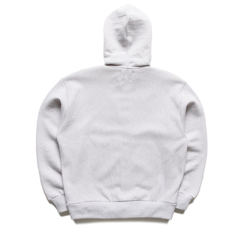 Stussy Brass Zip Knit Hood - Ash Heather