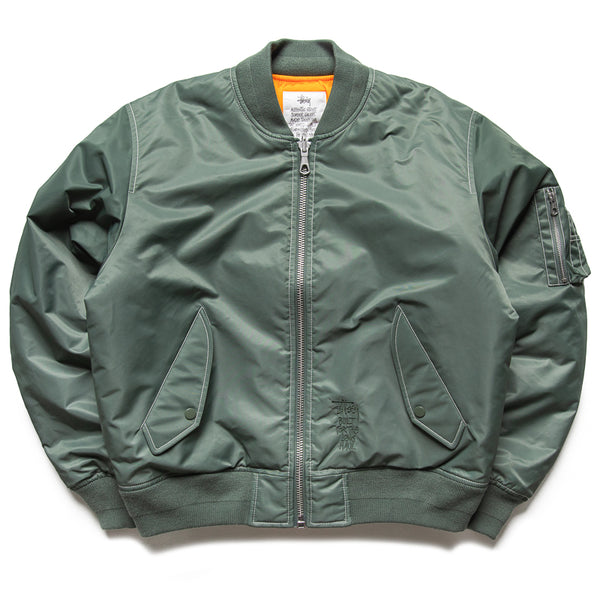 Stussy Built Reversible Bomber Jacket - Green