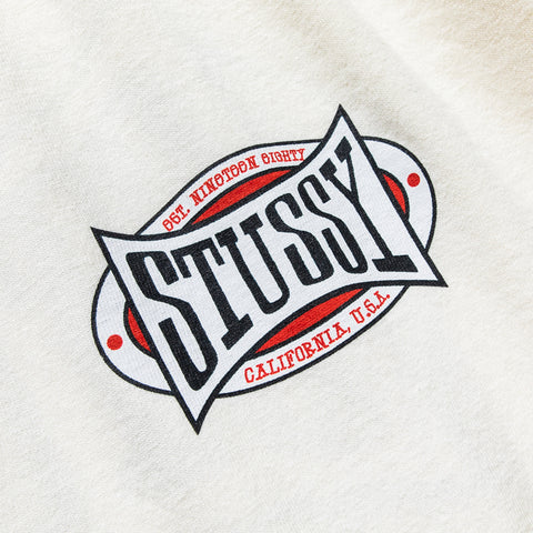 Stussy Champion Oval Pigment Dyed Tee - Natural