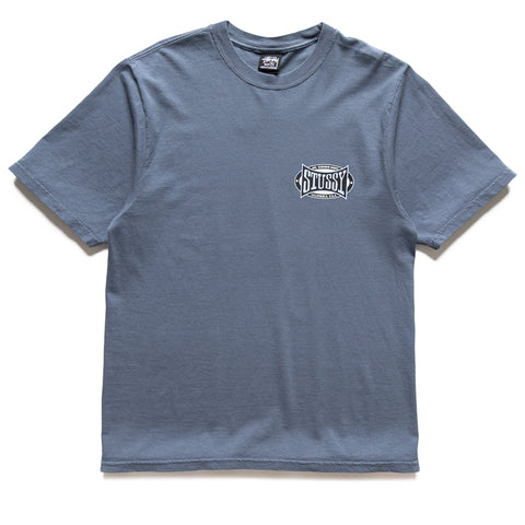 Stussy Champion Oval Pigment Dyed Tee - Navy