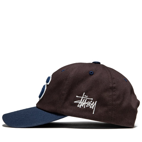 Stussy Chenille S Low Pro Cap - Dark Brown
