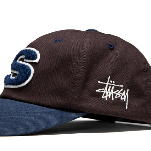 Stussy Chenille S Low Pro Cap - Dark Brown