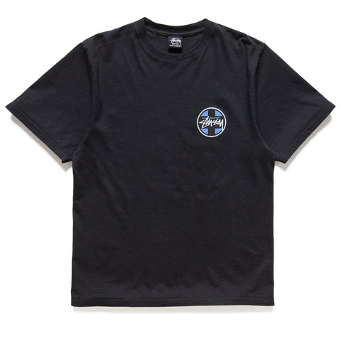 Stussy Cross Dot Pigment Dyed Tee - Black