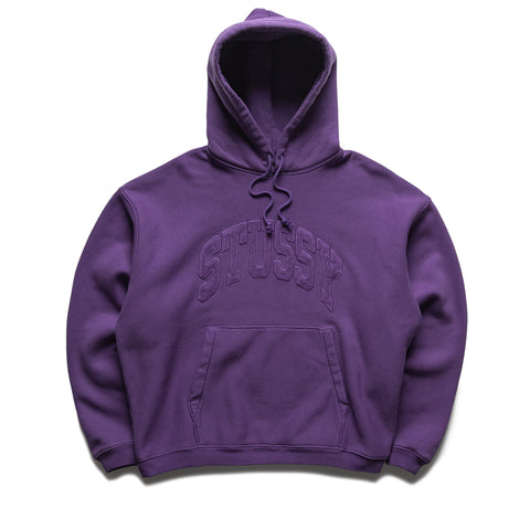 Stussy Embroidered Hoodie - Purple