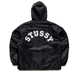 Stussy Hooded Coaches Jacket - Black