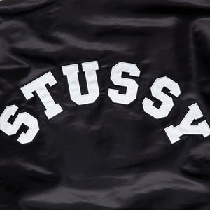 Stussy Hooded Coaches Jacket - Black