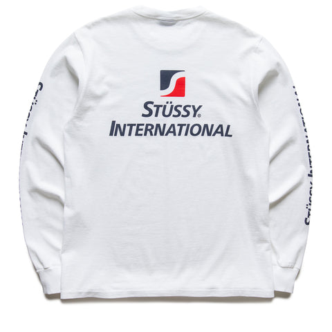 Stussy International L/S Tee - White