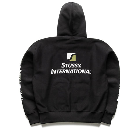 Stussy International Zip Hoodie - Black