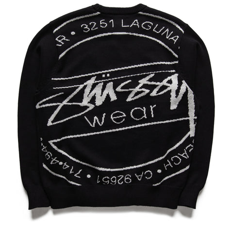 Stussy Laguna Icon Sweater - Black