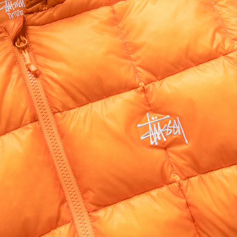 Stussy Midweight Hooded Puffer - Orange
