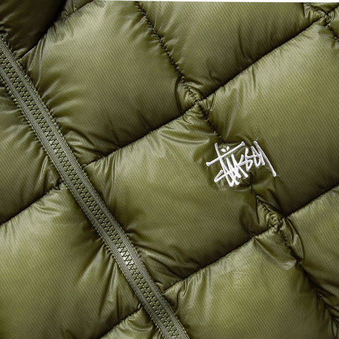 Stussy Midweight Puffer - Olive