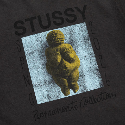 Stussy Permanent Collection Pigment Dyed Tee - Faded Black