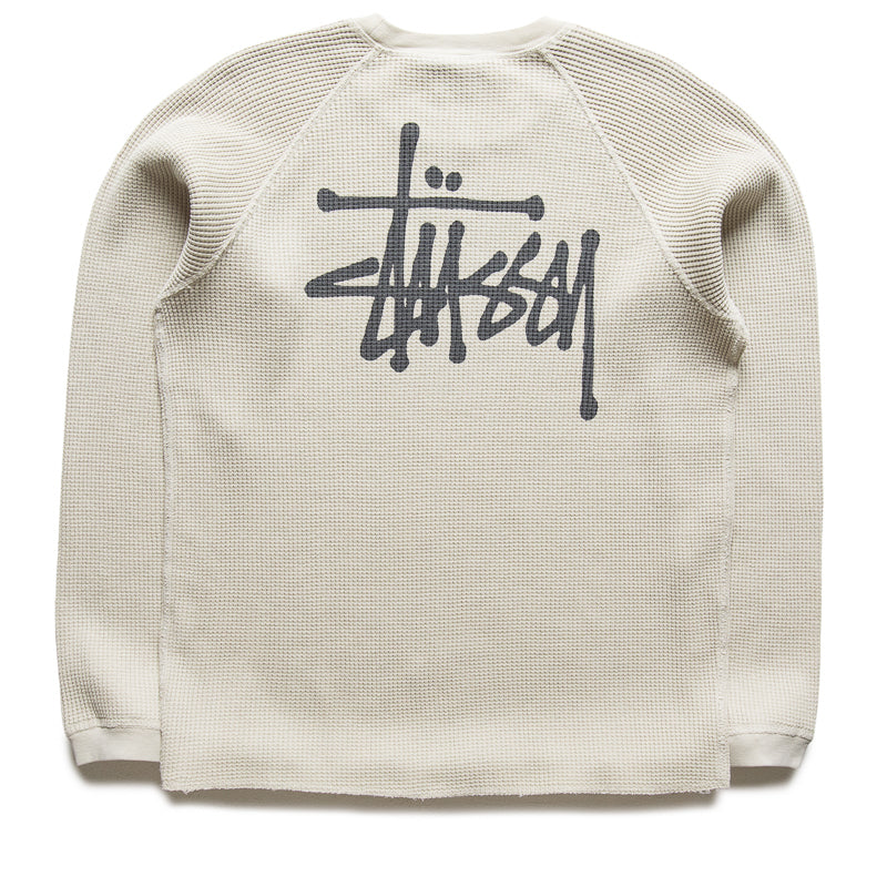 Stussy Raglan Thermal Basic Stock - Bone – Sneaker Politics