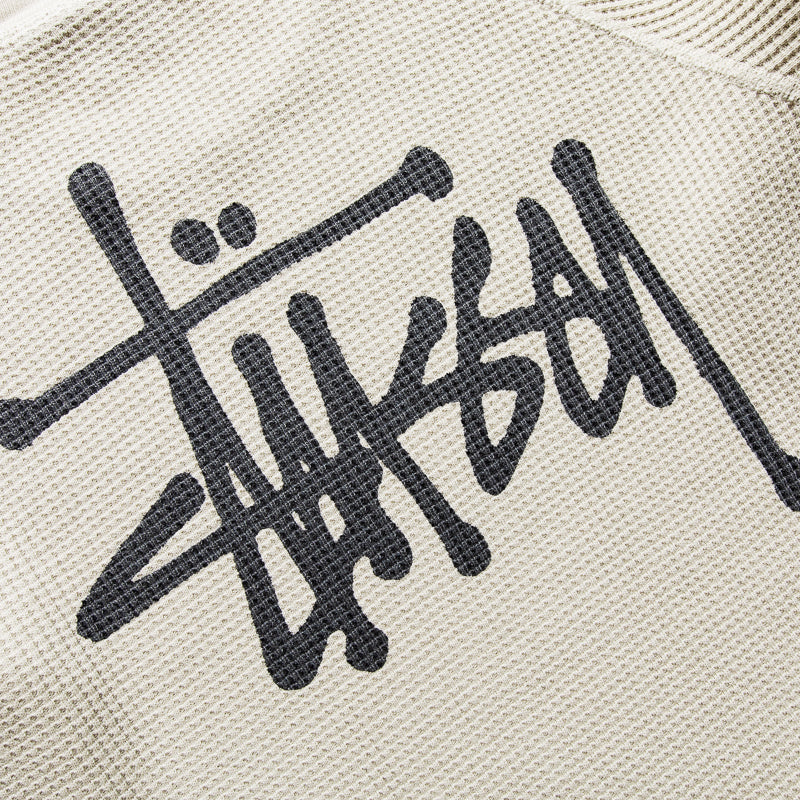 Stussy Raglan Thermal Basic Stock - Bone – Sneaker Politics