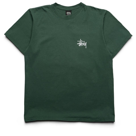 Stussy Basic Pigment Dyed Tee - Forest
