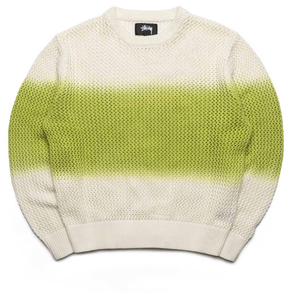 Stussy Pigment Dyed Loose Gauge Sweater - Bright Green