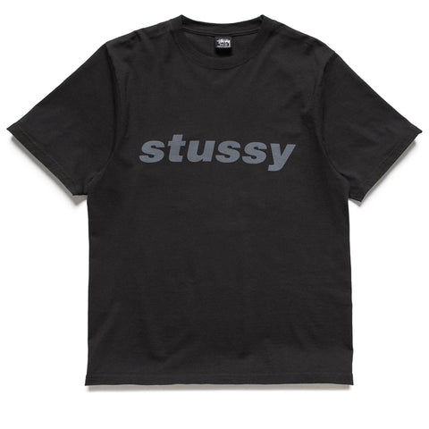Stussy Shark Pig Dyed Tee - Faded Black