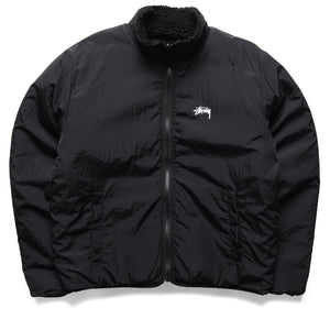 Stussy Sherpa Reversible Jacket - Black