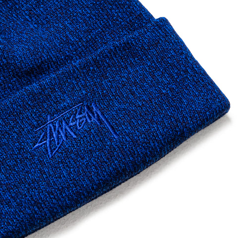 Stussy Stock Cuff Beanie - Marled Blue