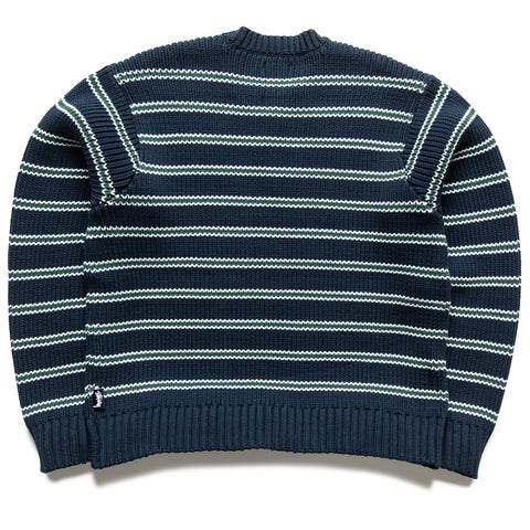 Stussy Chunky Stripe Sweater - Ocean