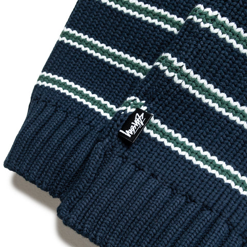 Stussy Chunky Stripe Sweater - Ocean