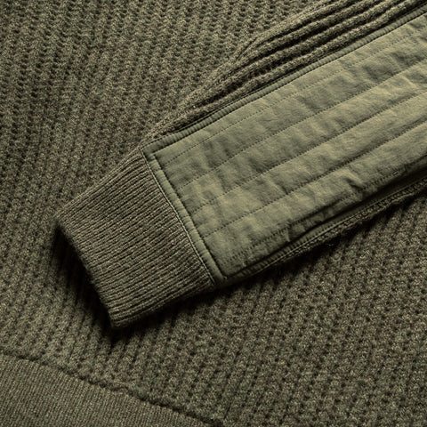 Stussy Lambs Wool Zip Sweater - Green