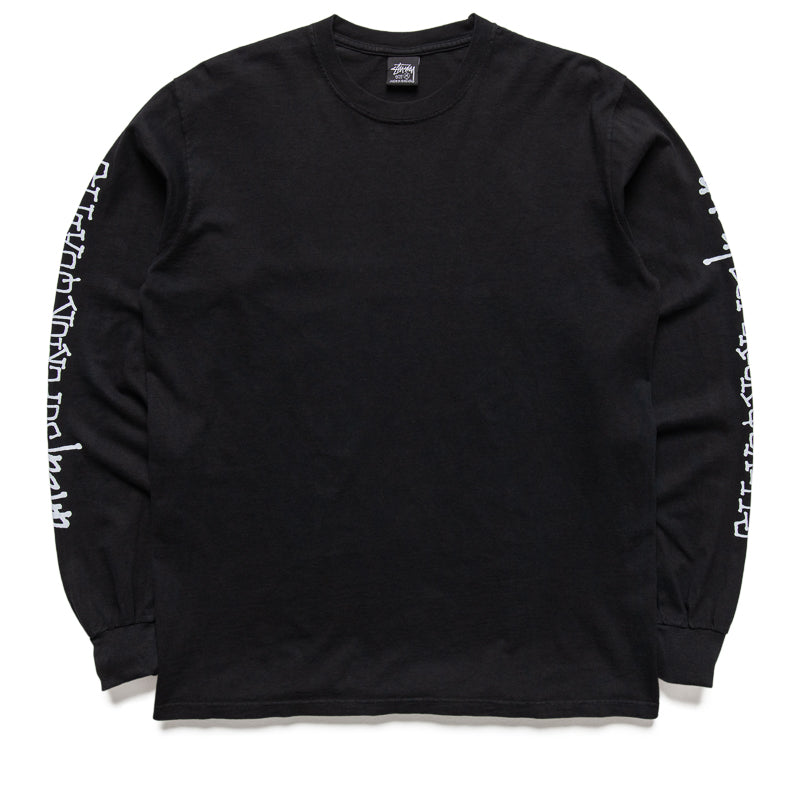 Stussy Superior Quality Pigment Dyed L/S Tee - Black