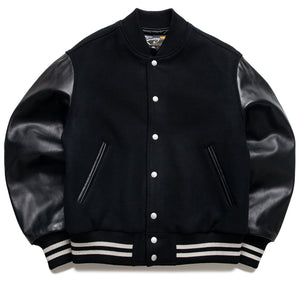 Stussy Wool Varsity Jacket - Black