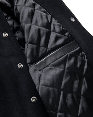 Stussy Wool Varsity Jacket - Black