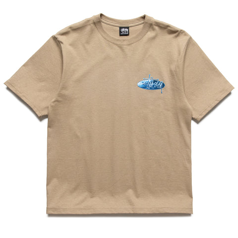 Stussy Wave Oval Tee - Khaki