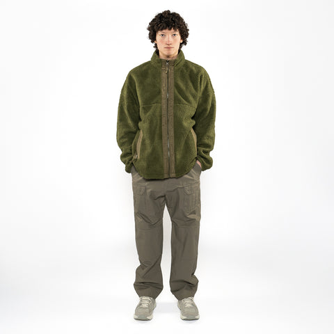 Supervsn Reversible Sherpa Jacket - Fern