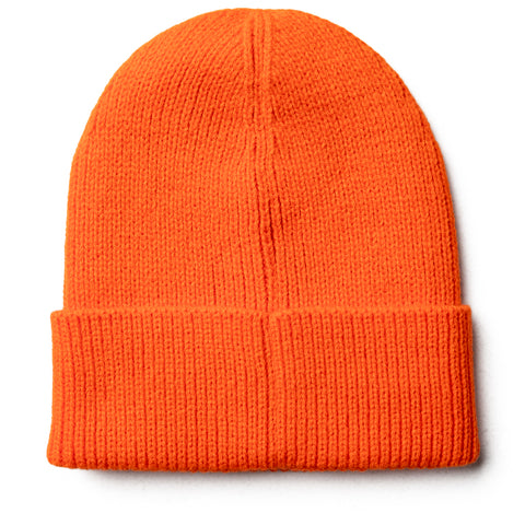 Supervsn Frequency Ribbed Beanie - Neon Orange