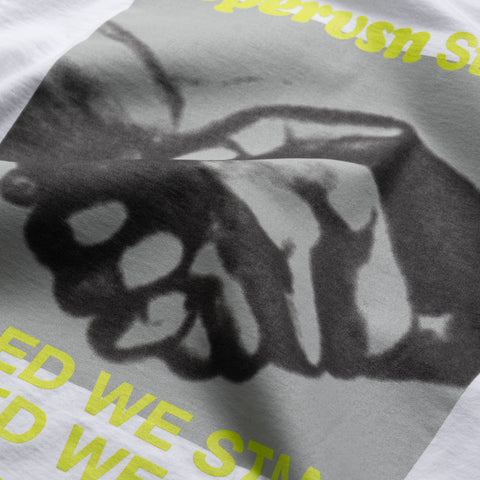 Supervsn Handshake Tee - White