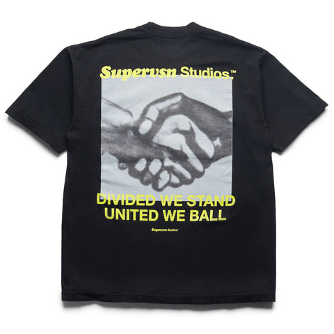 Supervsn Handshake Tee - Vintage Black