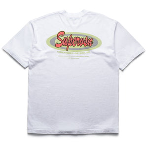 Supervsn Spot Sticker Tee - White