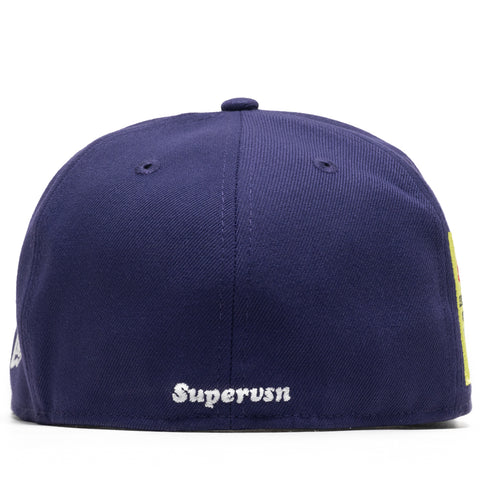 Supervsn x New Era Starburst 59FIFTY Fitted - Purple