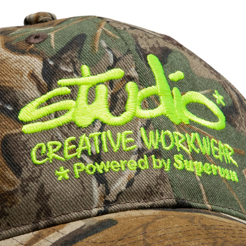 Supervsn Realtree 5 Panel Strapback - Park Camo Brown