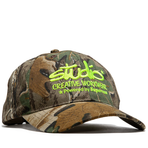 Supervsn Realtree 5 Panel Strapback - Park Camo Brown