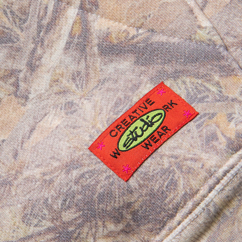 Supervsn Studio RT Camo Zip Hoodie - Park Camo White