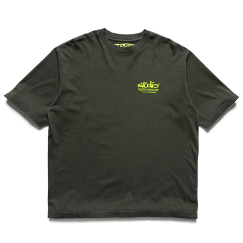 Supervsn Studio Label Logo Tee - Vintage Grey
