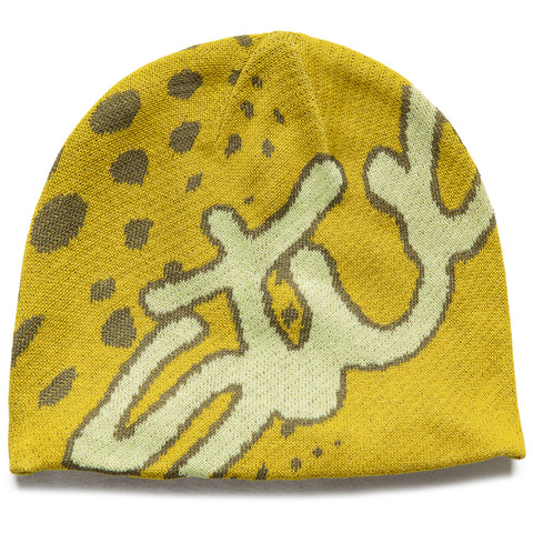 Supervsn Studio Skull Beanie - Dusty Yellow
