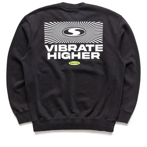 Supervsn Vibrate Higher Crewneck - Vintage Black