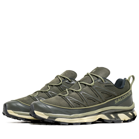 Salomon XT-6 Expanse Leather - Peat/Deep Lichen Green