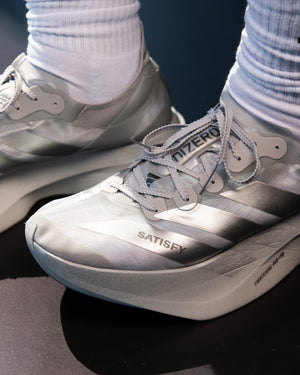 Satisfy x Adidas Adizero Adios Pro Evo2 - Silver Metallic/Silver Metallic