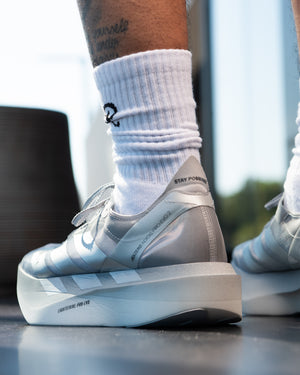 Satisfy x Adidas Adizero Adios Pro Evo2 - Silver Metallic/Silver Metallic