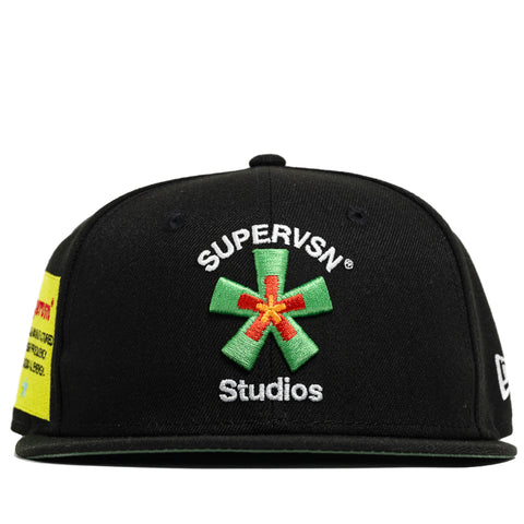 Supervsn x New Era Starburst Fitted Hat - Black