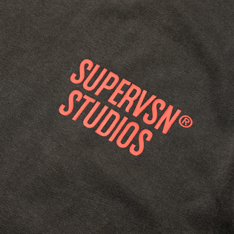 Supervsn Stack Logo Tee - Vintage Grey