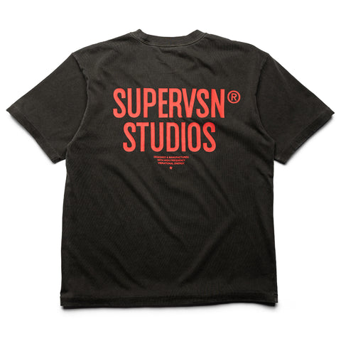 Supervsn Stack Logo Tee - Vintage Grey