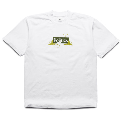 Politics Swamp Tee - White