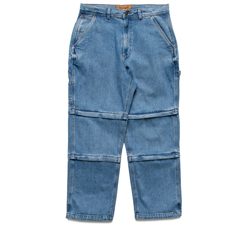 BEAMS x Timberland Denim Carpenter Zip-Off Pant - Light Wash